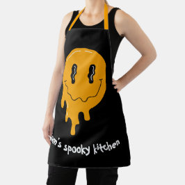 Halloween Niedlich Orange Ghost ☜ Custom Schürze