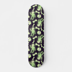Halloween Niedlich Spooky Glowing Skelettknochen S Skateboard