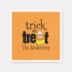Halloween Niedlich Trick oder Treat Funny Candy Co Serviette
