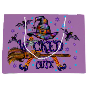 Halloween Niedlich Wicked Witz Große Geschenktüte