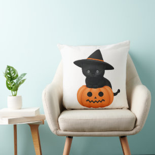 Halloween Niedliche Cartoon-Freunde, Black Baby Ca Kissen