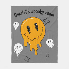Halloween Niedliche Geister für Kinderzimmer Fleec Fleecedecke