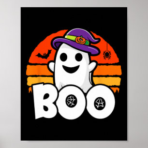 Halloween - Niedliche Geisterhexe - Boo - Funny Ha Poster