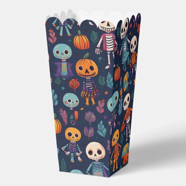 Halloween niedliche Kürbisköpfe Geschenkschachtel (Vorderseite)