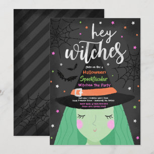 Halloween-Niedlichen Halloween-Tea-Party Einladung