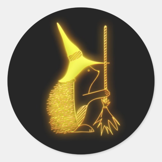 Halloween niedlicher Aufkleber (Vorderseite)