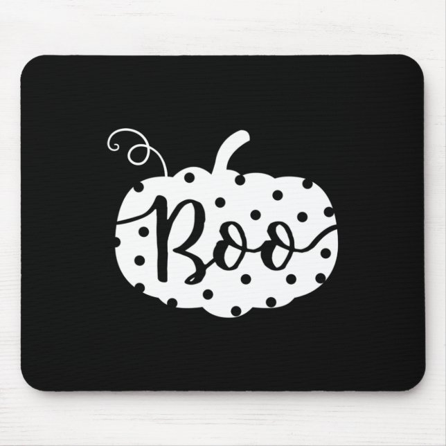 Halloween Niedlicher Bourenkürbis Mousepad (Vorne)