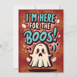 Halloween: Niedlicher Geist, "Ich bin hier für die Einladung