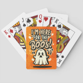Halloween: Niedlicher Geist, "Ich bin hier für die Spielkarten