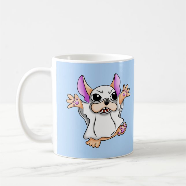 Halloween, niedlicher Ghost-Bug Kaffeetasse (Links)