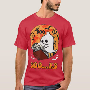 Halloween Niedliches Ghost Book Reading Halloween T-Shirt