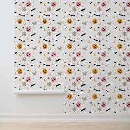 Halloween Niedliches Pattern Bat Pumpkin Ghost Spo Tapete