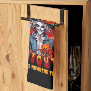 Halloween Night gibt es nirgendwo zu verbergen Geschirrtuch