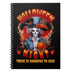 Halloween Night gibt es nirgendwo zu verbergen Notizblock