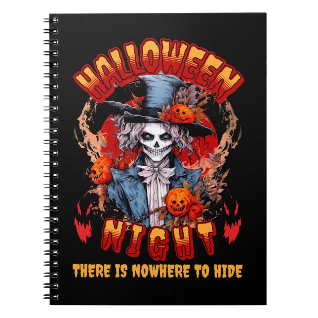 Halloween Night gibt es nirgendwo zu verbergen Notizblock (Vorderseite)