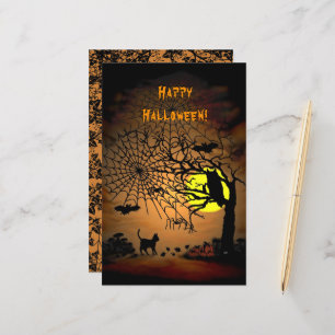 Halloween Night Happy Halloween! Briefpapier