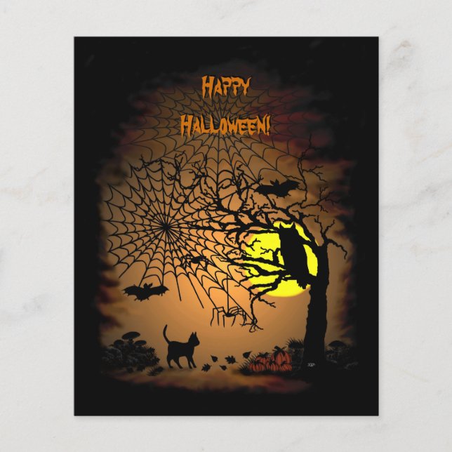 Halloween Night, Happy Halloween! Flyer (Vorne)