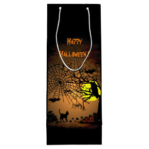 Halloween Night, Happy Halloween ! Geschenktüte Für Weinflaschen