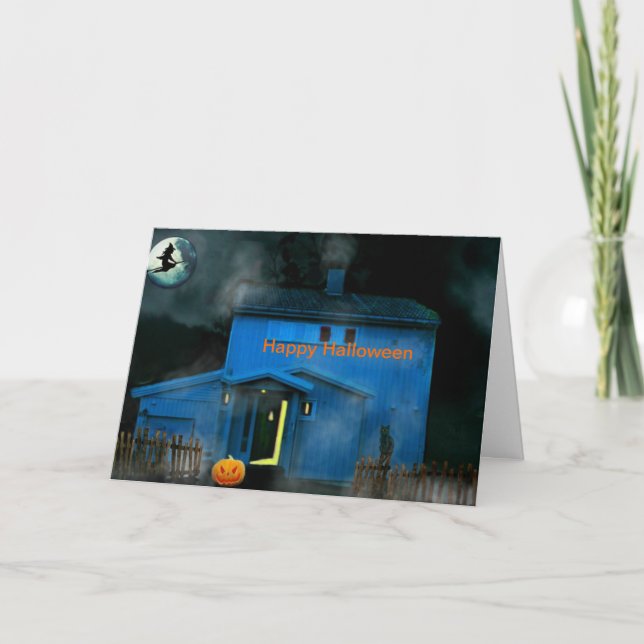 Halloween Night Karte (Vorderseite)