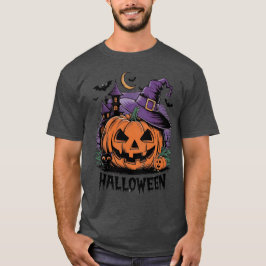 Halloween Night Magic: Jack-o'-Lantern Hexe T-Shirt