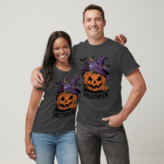 Halloween Night Magic: Jack-o'-Lantern Hexe T-Shirt