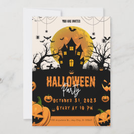 Halloween Night Party Einladung