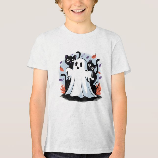 Halloween Night Prowl Tri-Blend Shirt (Vorderseite)