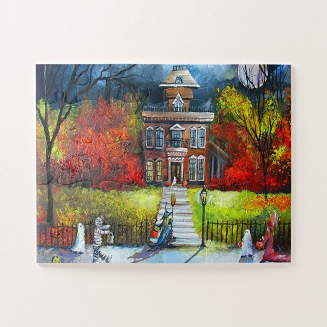 Halloween Night Trick oder Treat Parade Fun (Horizontal)