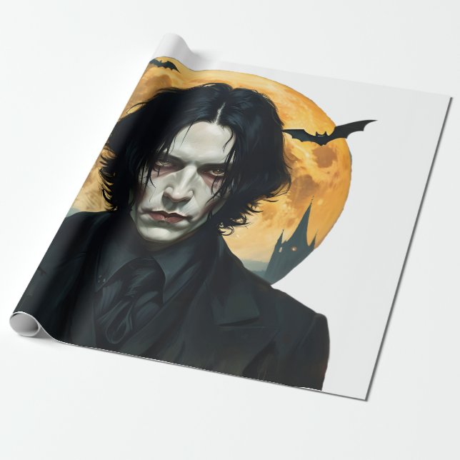 Halloween Night - Vampire Rising Geschenkpapier (Ungerollt)