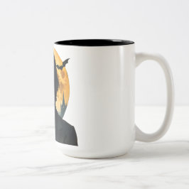 Halloween Night - Vampire Rising Zweifarbige Tasse