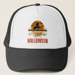 HALLOWEEN NIGHT WITCH TRUCKERKAPPE