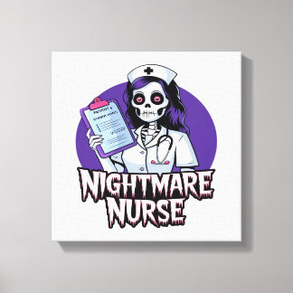 Halloween Nightmare Nurse Classic T-Shirt Leinwanddruck