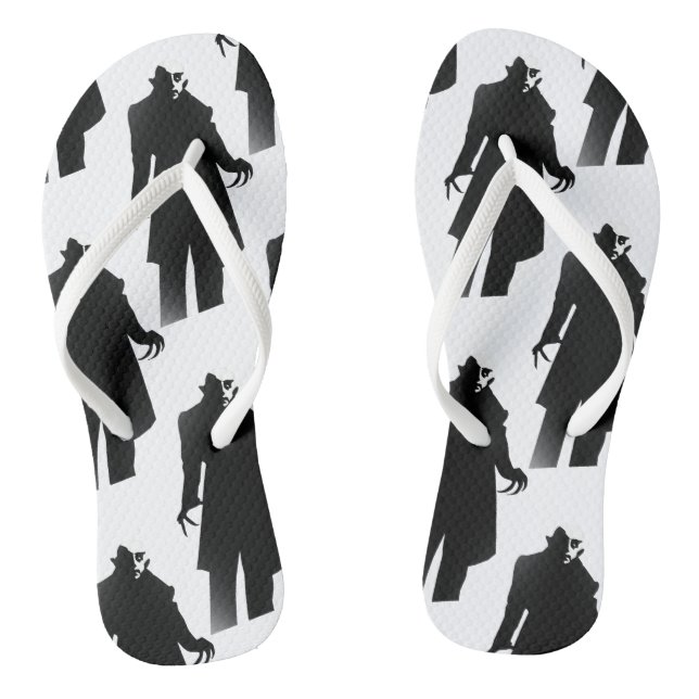halloween nosferatu chaussures tongs sandales (Semelle)