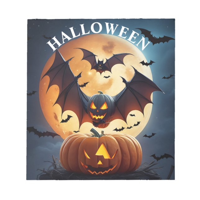 Halloween Note Pad Notizblock (Vorderseite)