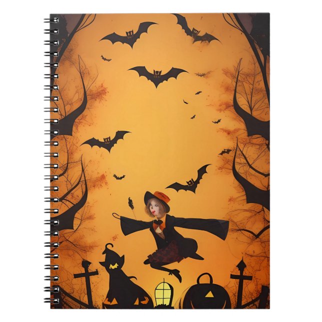 halloween Notebook Notizblock (Vorderseite)