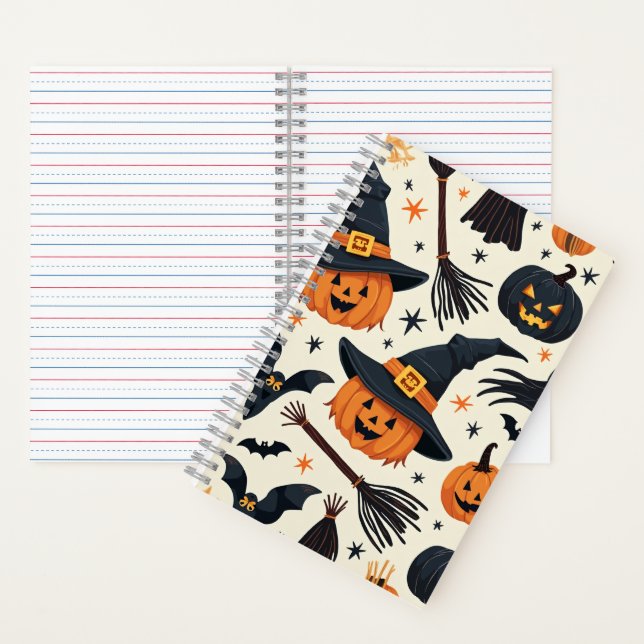 Halloween-Notebook Notizbuch (Innen)
