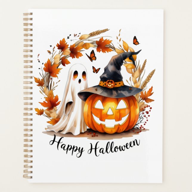 Halloween-Notebook Planer (Vorderseite)