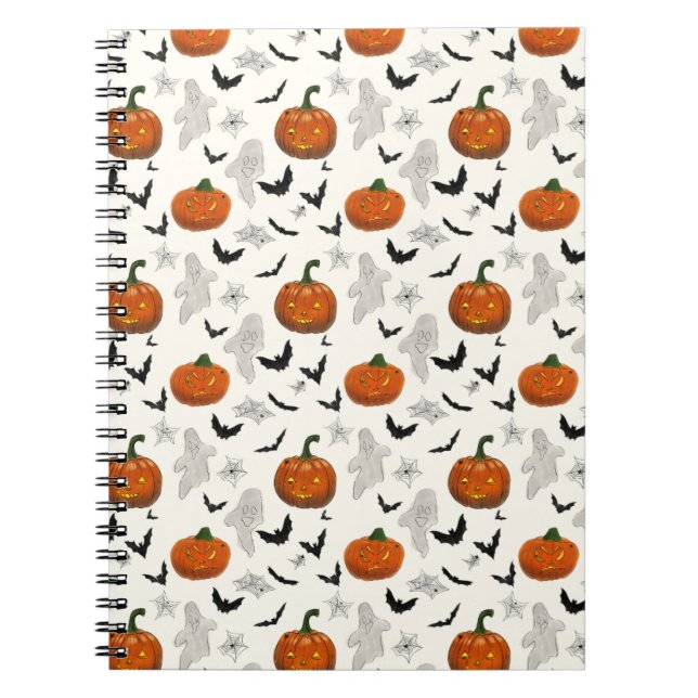 Halloween-Notebooks Notizblock (Vorderseite)