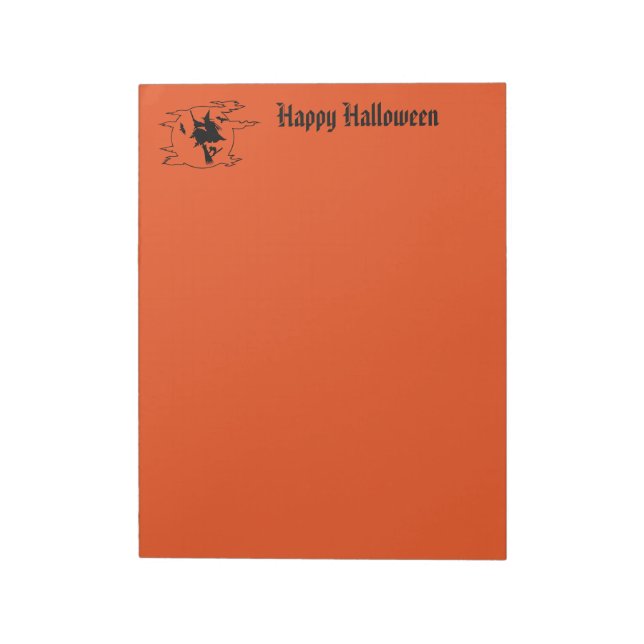 Halloween Notepad Notizblock (Rotiert)