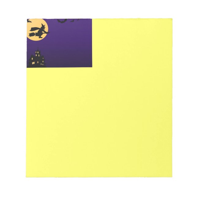 Halloween Notepad Notizblock (Vorderseite)