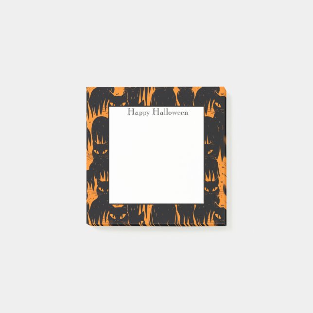 Halloween-Notes Post-it Klebezettel (Vorderseite)