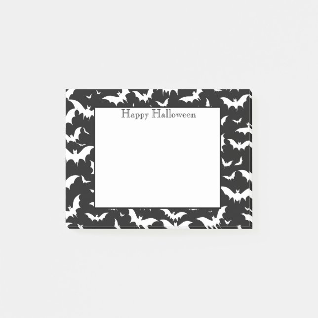 Halloween-Notes Post-it Klebezettel (Vorderseite)