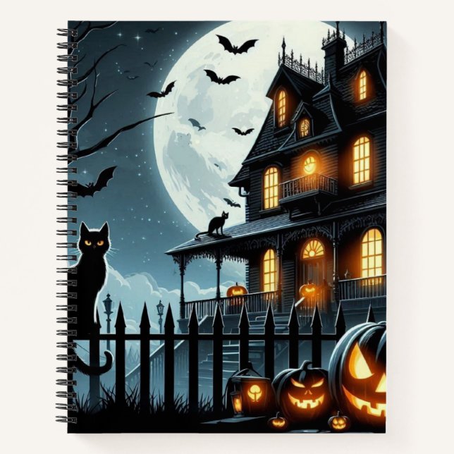 Halloween Notizbuch (Vorderseite)