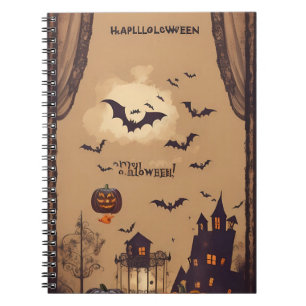 Halloween Notizbuch Notizblock