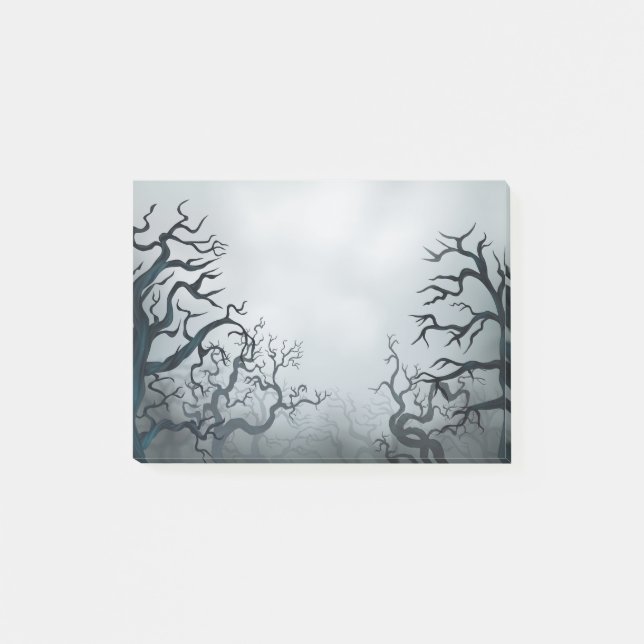 Halloween-Notizen Post-it Klebezettel (Vorderseite)