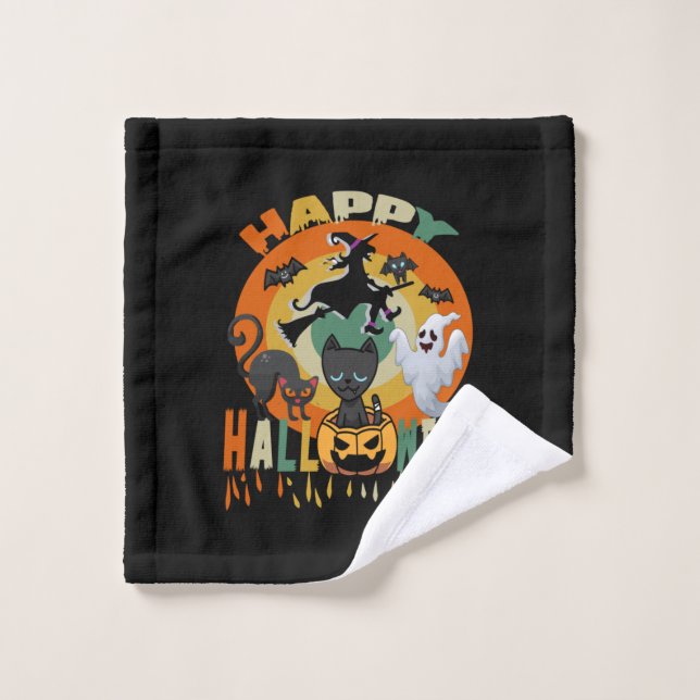 Halloween Nous Avons Besoin D'Anniversaire D'Hallo (Gant de toilette)