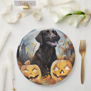 Halloween Nova Scotia mit Kürbissen Gruselig  Pappteller