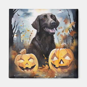 Halloween Nova Scotia mit Pumpkins Beängstigend Magnet