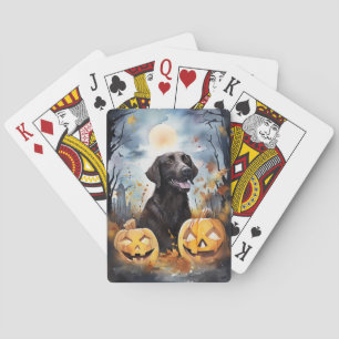 Halloween Nova Scotia mit Pumpkins Beängstigend Spielkarten