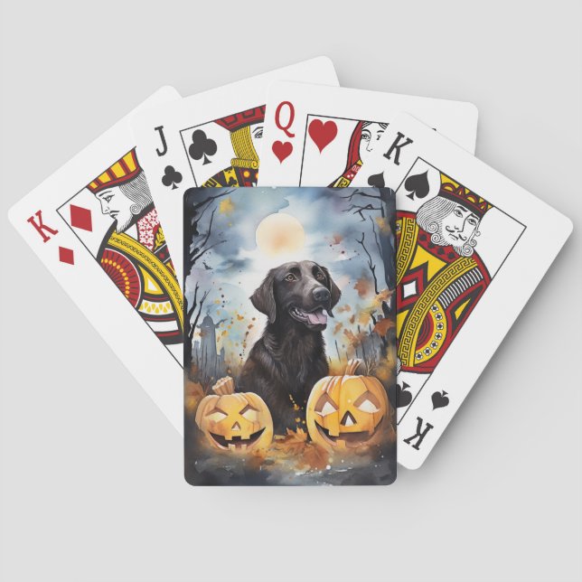 Halloween Nova Scotia mit Pumpkins Beängstigend Spielkarten (Rückseite)